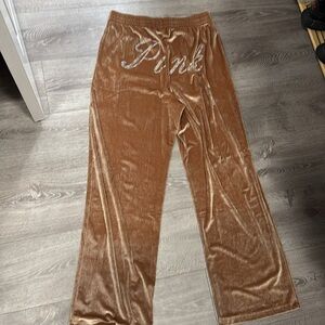 Victoria’s Secret Pink suede joggers